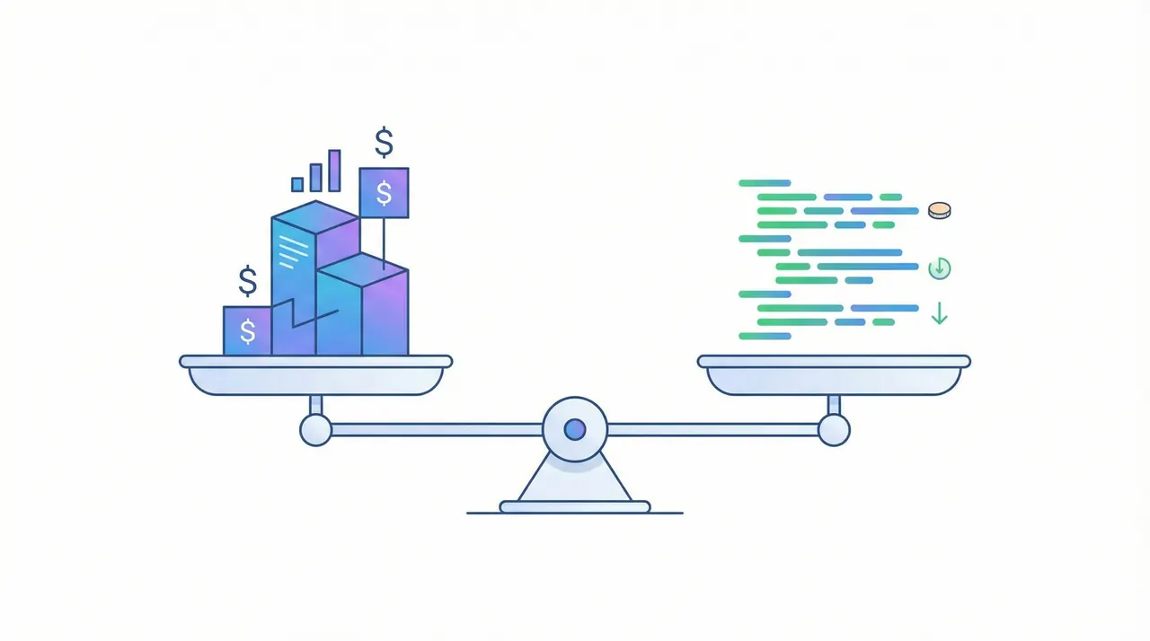Comparing costs and value between Bubble and AI-assisted coding