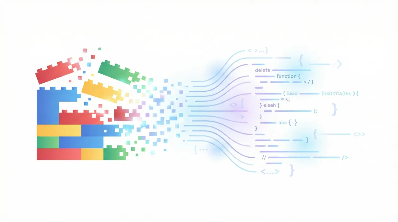AI-powered code generation creating production-ready apps