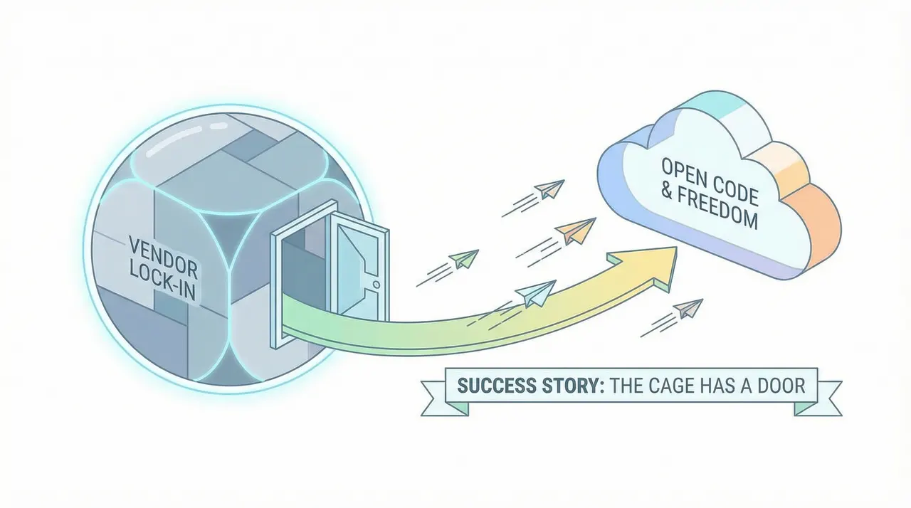 The Bottom Line - The cage has a door, migration success stories