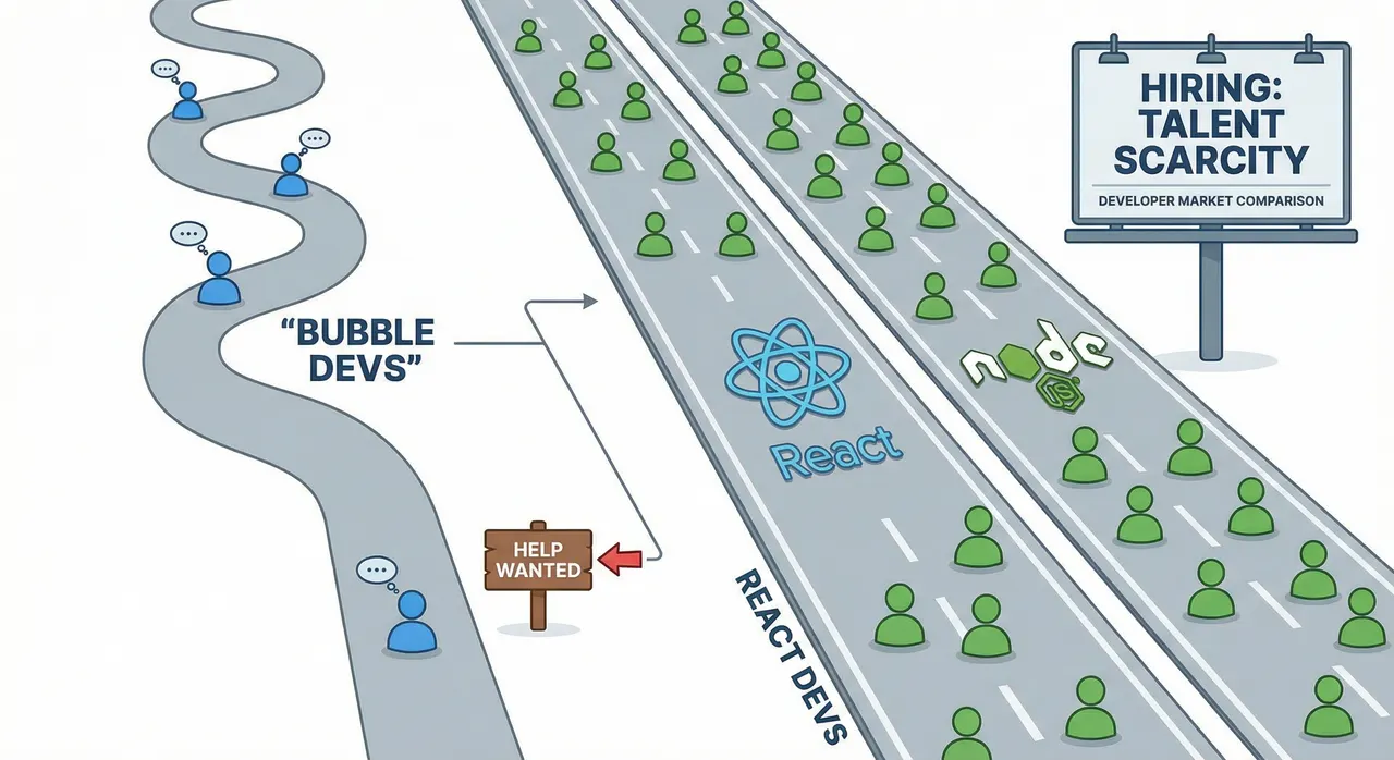 Developer talent shortage and hiring challenges