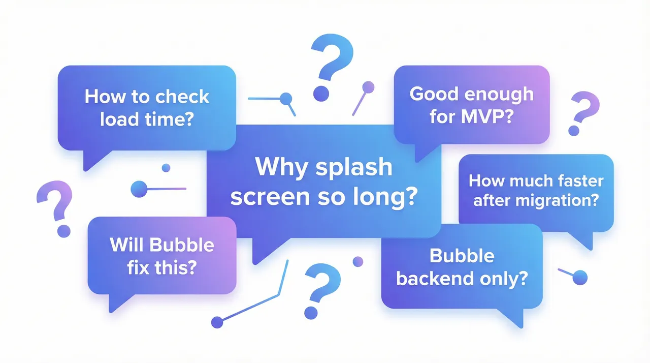 Common questions about Bubble performance and load times
