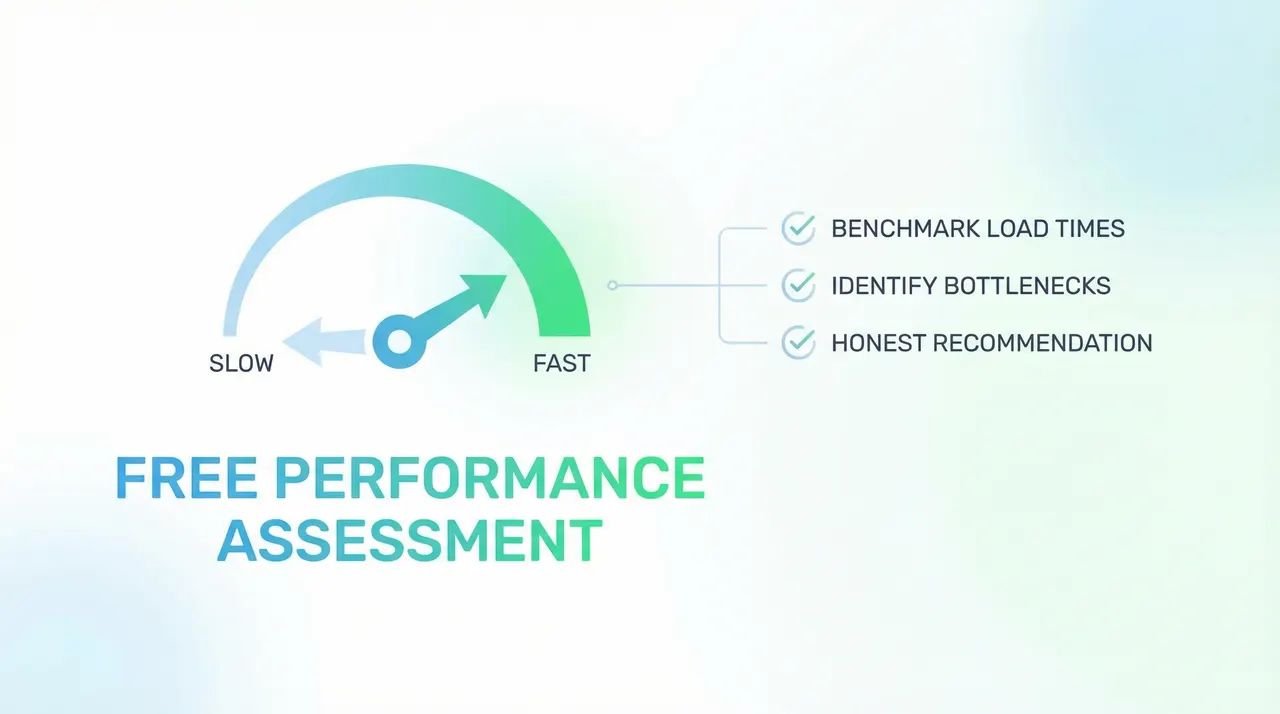 Free performance assessment: Benchmark, identify bottlenecks, get honest recommendation