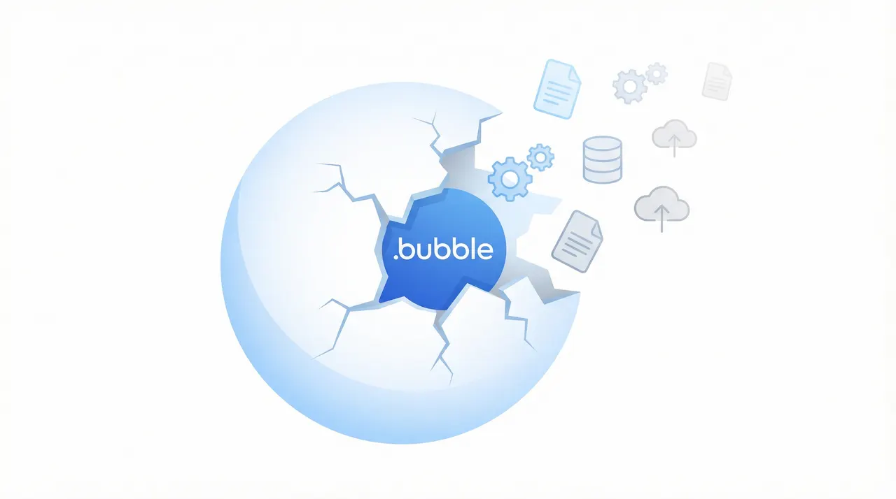 What happens if Bubble shuts down? (Your vendor lock-in contingency plan)