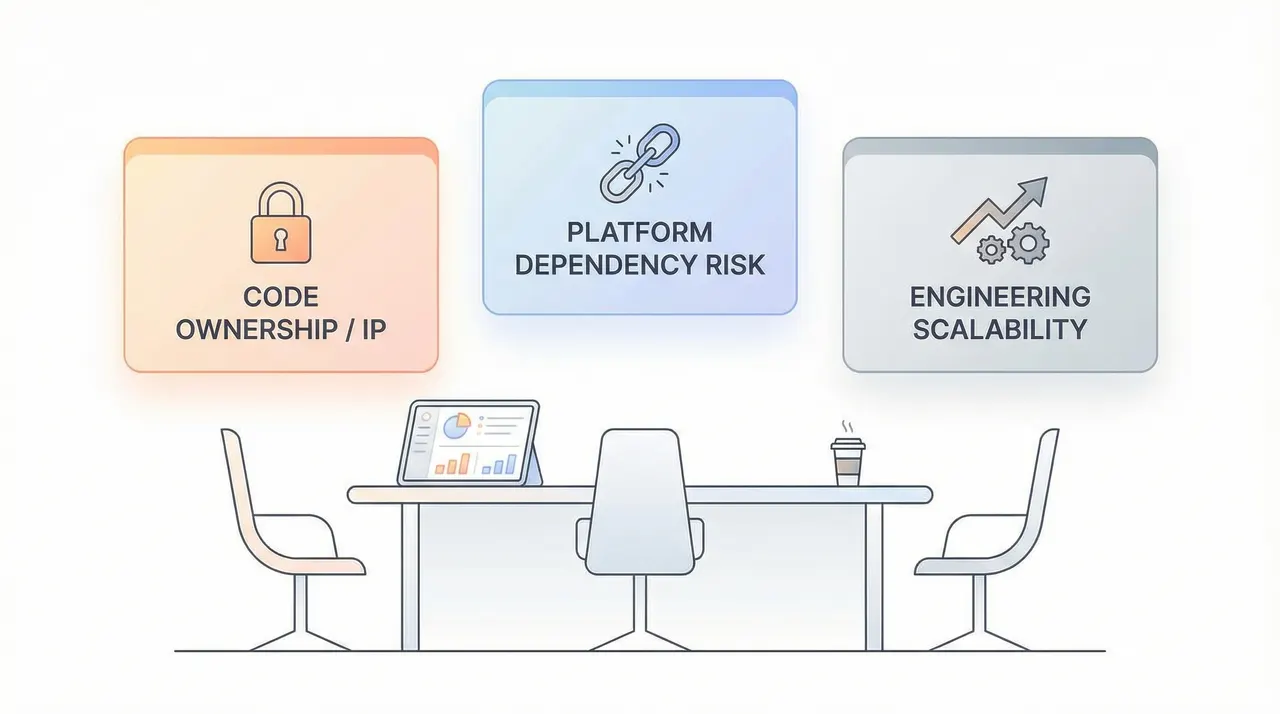 Investor due diligence: The three critical questions about code ownership, platform dependency, and engineering scalability
